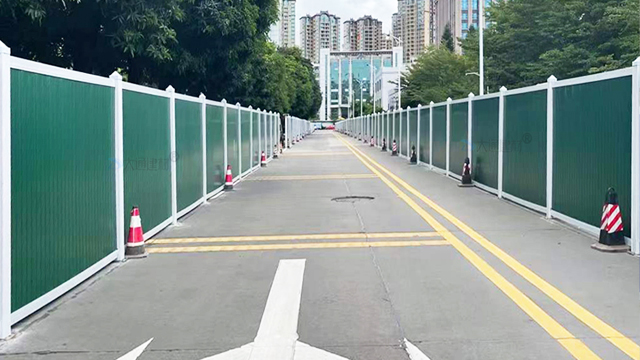 市政標準綠色PVC圍擋-惠州惠東縣大嶺街道PVC綠色圍擋<