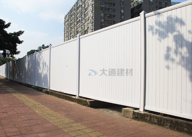 惠州市政標準PVC圍擋-惠州建筑施工PVC圍擋工程案例-惠州-深圳市大通建材有限公司鋼圍擋生產(chǎn)定制廠家